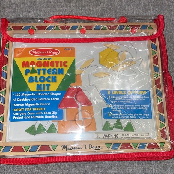 Melissa & Doug Magnetic Pattern Block Kit - Picture 2 of 7